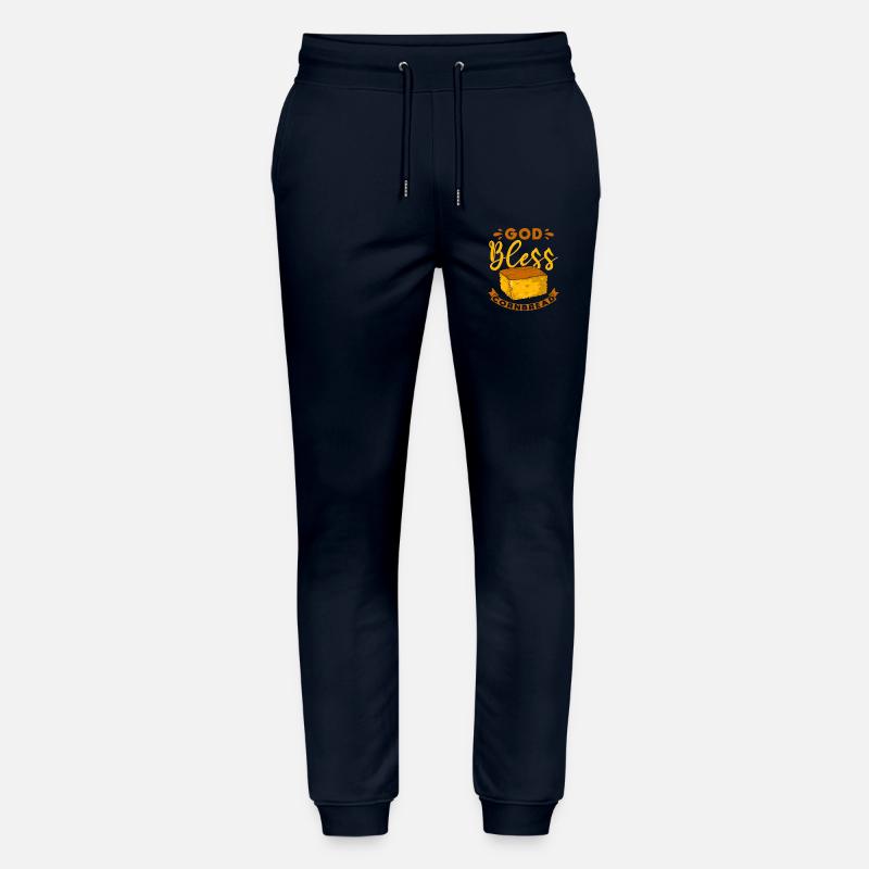 God Bless Cornbread - Stanley/Stella Unisex Bio Jogginghose Mover  - Navy