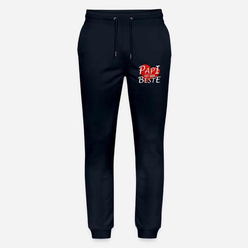 PAPI IST DER BESTE - Stanley/Stella Unisex Bio Jogginghose Mover  - Navy