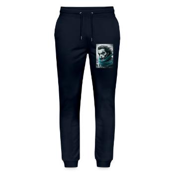 Hero - Stanley/Stella Mover Unisex Organic Jogging Trousers - navy - Front - Marisol (170cm) & Nik (191cm)