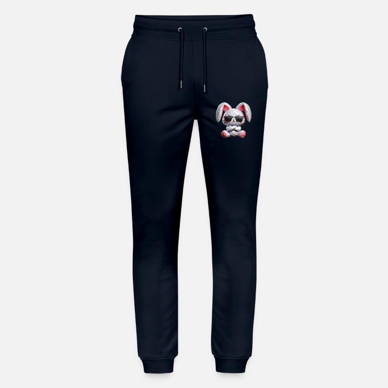 Kaninchen Sonnenbrille - Stanley/Stella Unisex Bio Jogginghose Mover  - Navy