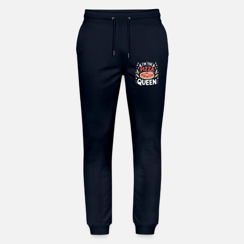 Ich bin die Pizza-Queen - Stanley/Stella Unisex Bio Jogginghose Mover  - Navy