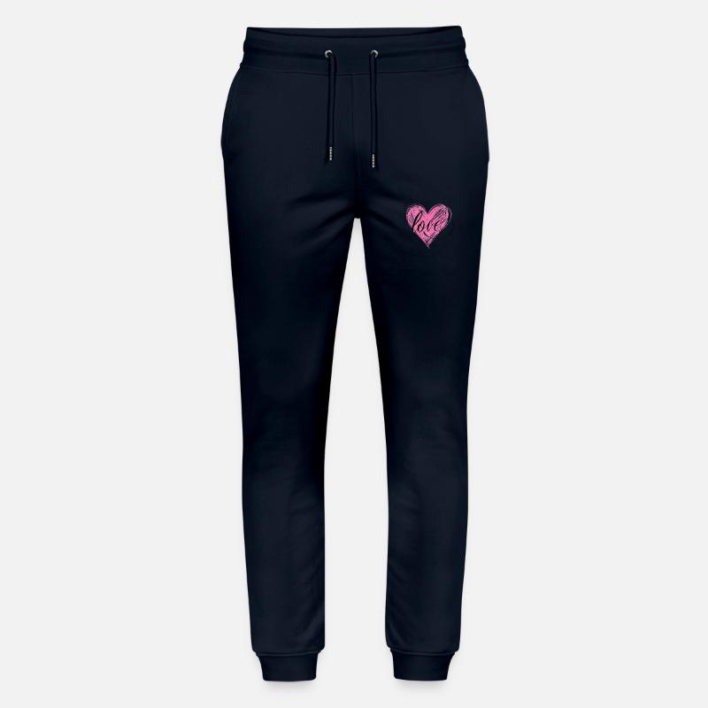 Liebe - Stanley/Stella Unisex Bio Jogginghose Mover - Navy