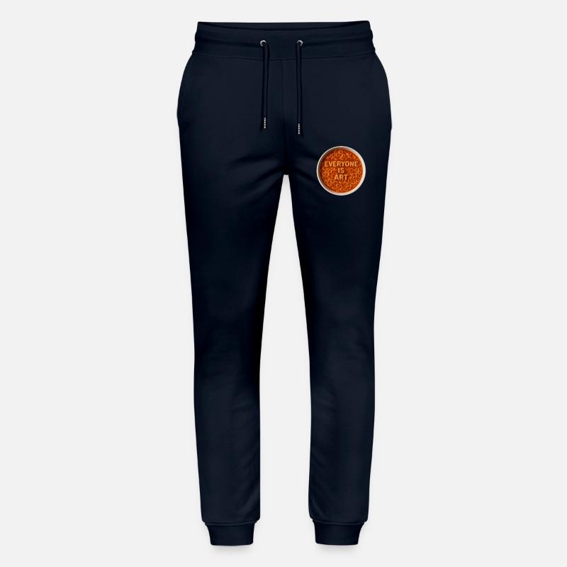 Everyone is Art Buchstabensuppe - Stanley/Stella Unisex Bio Jogginghose Mover  - Navy