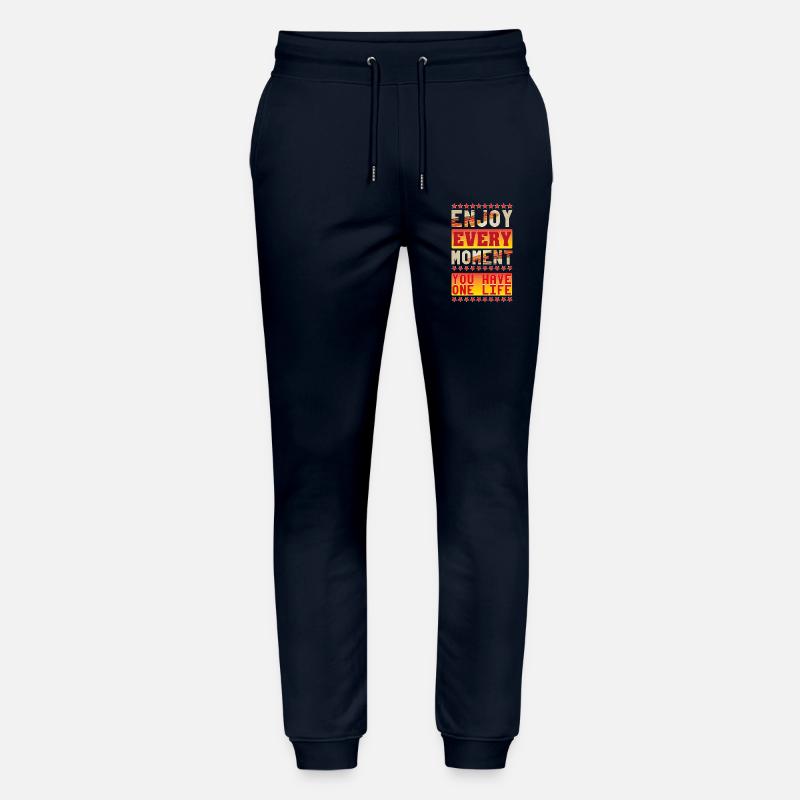 Genießen Sie jeden Moment - Stanley/Stella Unisex Bio Jogginghose Mover  - Navy