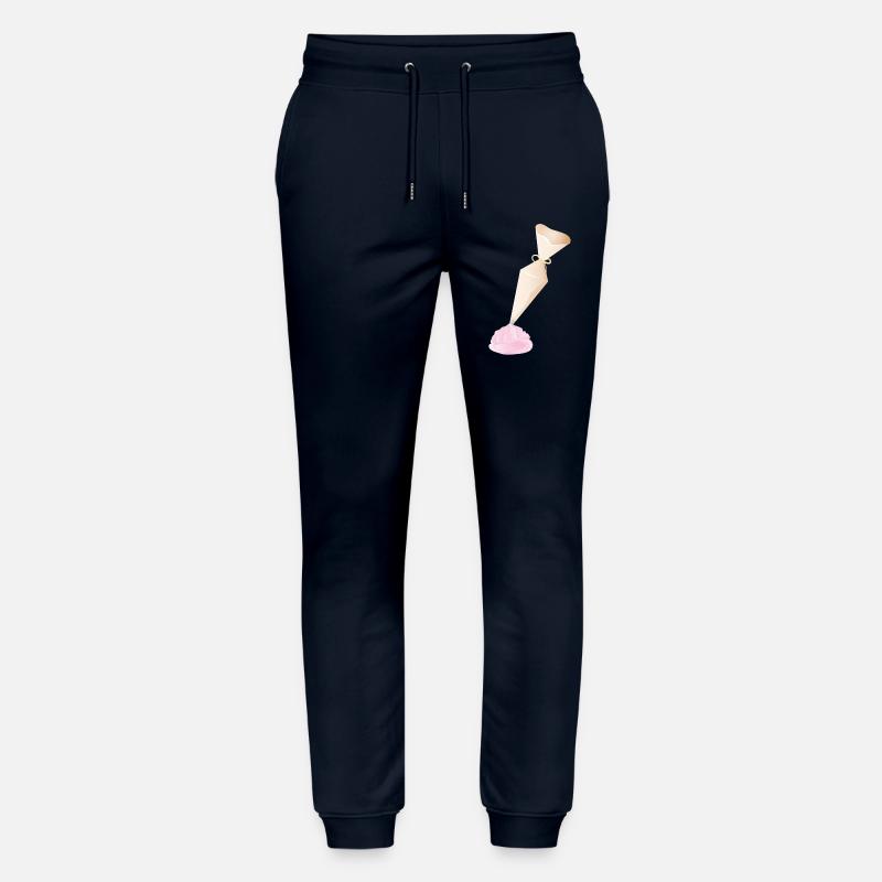 Sahnespritzbeutel mit rosa Häubchen - Stanley/Stella Unisex Bio Jogginghose Mover  - Navy