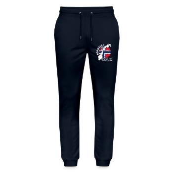 Sognefjord - Stanley/Stella Mover Unisex Organic Jogging Trousers - navy - Front - Marisol (170cm) & Nik (191cm)