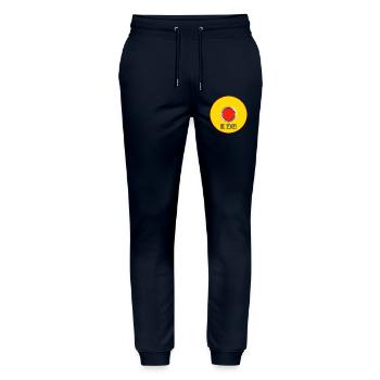 Arrêt pour logorrhéique - Pantalon de jogging bio MOVER Stanley/Stella unisexe - marine - Devant - Marisol (170cm) & Nik (191cm)