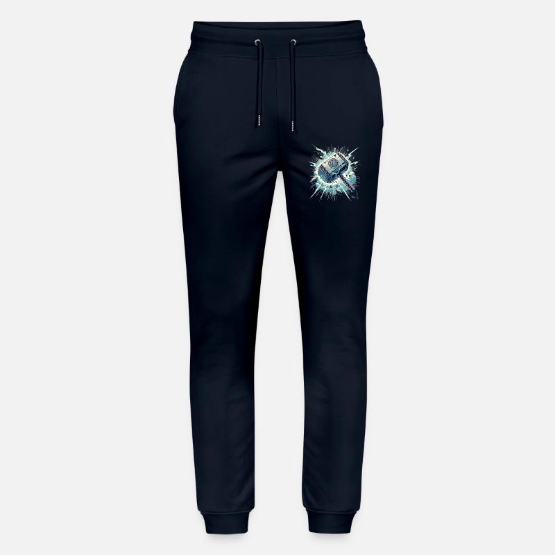 Mjölnir Kraftschlag Illustration - Stanley/Stella Unisex Bio Jogginghose Mover  - Navy