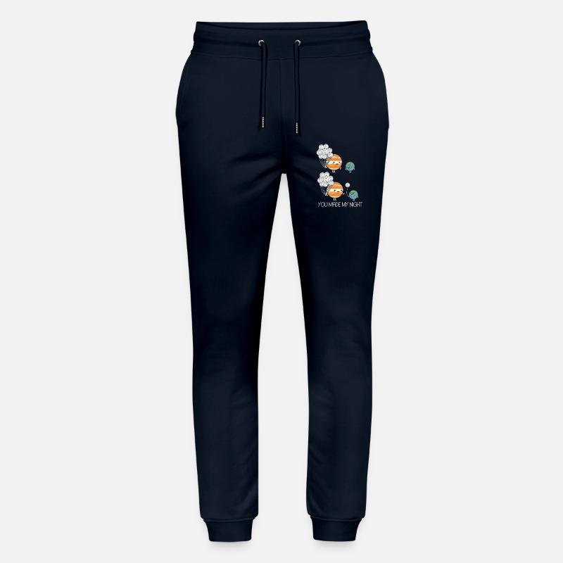 Astronomie Mond Erde Jupiter Astronom - Stanley/Stella Unisex Bio Jogginghose Mover - Navy