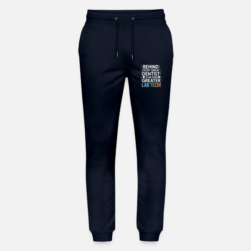 Conception dentaire de Greater Lab Tech - Pantalon de jogging bio MOVER Stanley/Stella unisexe - marine