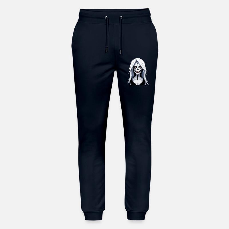 Skeleton Face Banshee Halloween - Stanley/Stella Mover Unisex Organic Jogging Trousers - navy