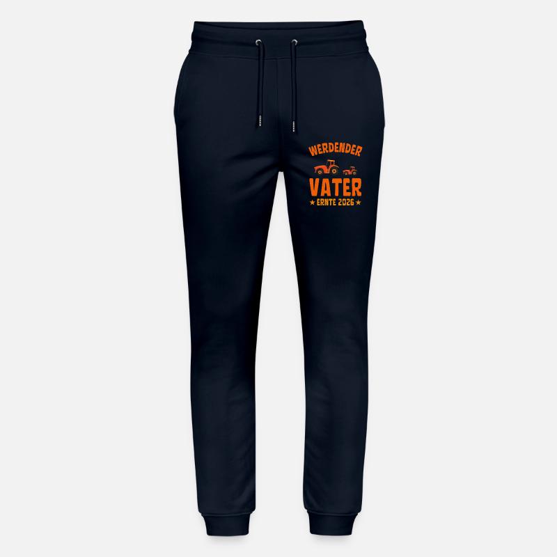 Werdender VATER Ernte 2026 Traktor - Stanley/Stella Unisex Bio Jogginghose Mover - Navy