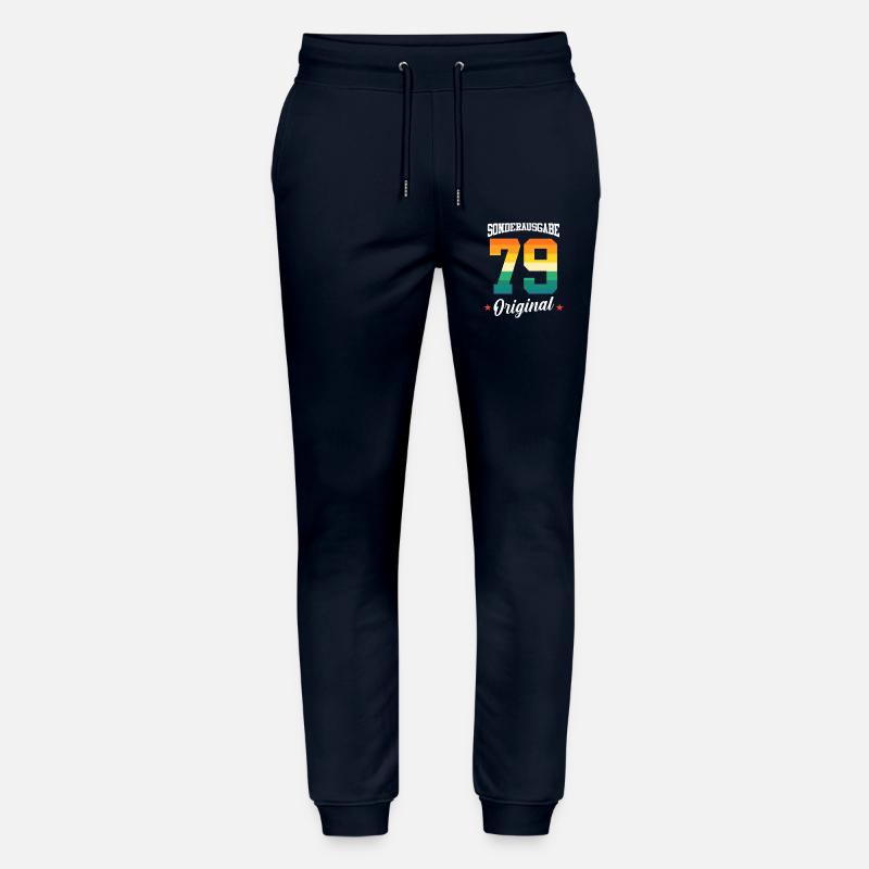 80 Compleanno - Pantaloni da jogger unisex ed ecologici Mover di Stanley/Stella - navy