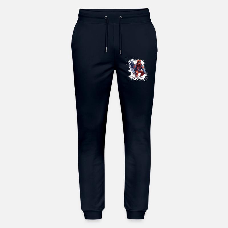 Hahn Ski Skiing - Stanley/Stella Mover Unisex Organic Jogging Trousers - navy