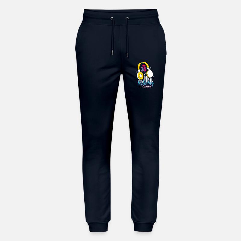 35 Birthday Queen Kopfhörer - Stanley/Stella Unisex Bio Jogginghose Mover  - Navy
