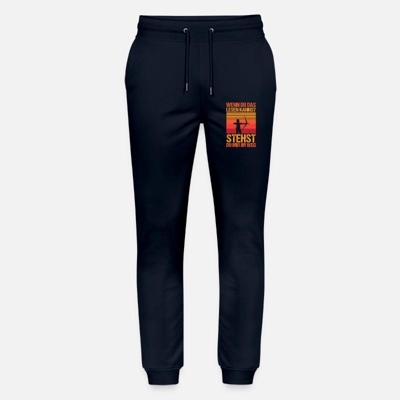 Bogenschütze Bogensport Bogenschießen - Stanley/Stella Unisex Bio Jogginghose Mover  - Navy