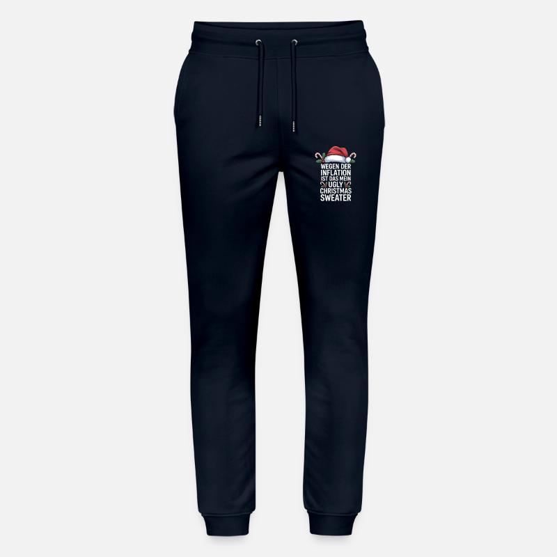 Expression de Noël sur l’inflation - Pantalon de jogging bio MOVER Stanley/Stella unisexe - marine