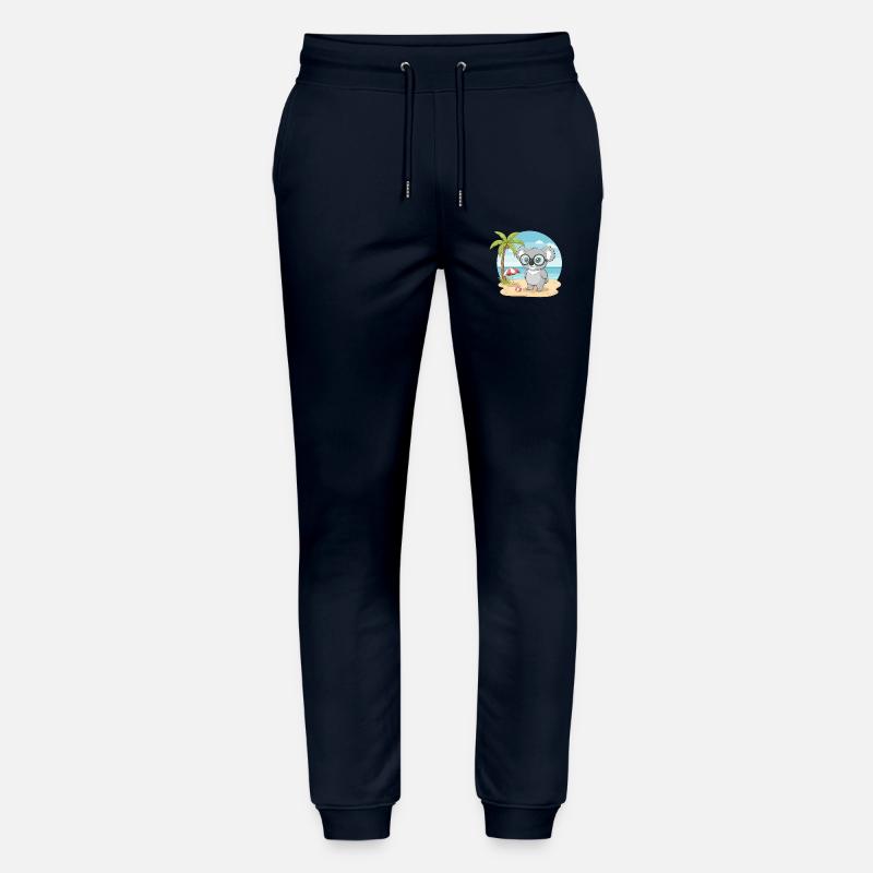 Süßer Koala mit Brille Strand-Sommerurlaub - Stanley/Stella Unisex Bio Jogginghose Mover  - Navy