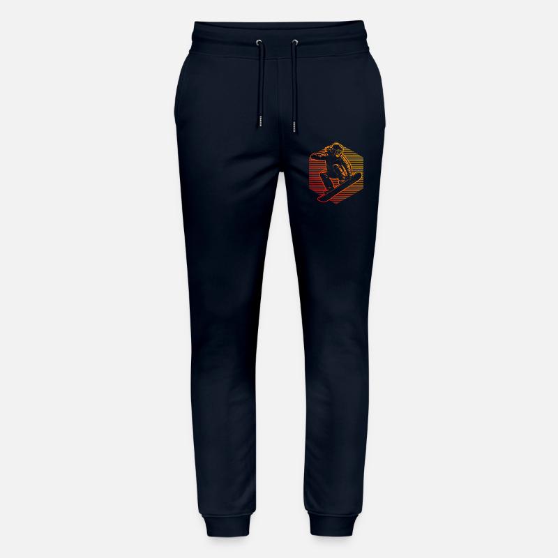 Snowboard Fans aufgepasst schlichtes Statement - Stanley/Stella Unisex Bio Jogginghose Mover  - Navy