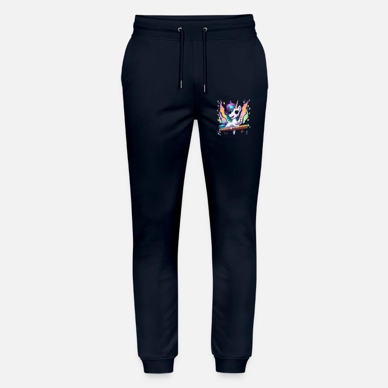Regenbogen Einhorn Klangzauber - Stanley/Stella Unisex Bio Jogginghose Mover  - Navy