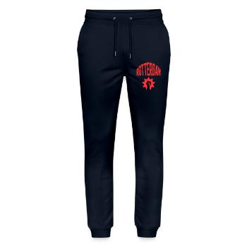 Rotterdam - Stanley/Stella Unisex Bio Jogginghose Mover  - Navy - Vorne - Marisol (170cm) & Nik (191cm)