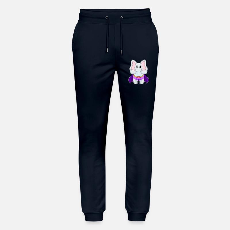 Cape de super-héros éléphant - Pantalon de jogging bio MOVER Stanley/Stella unisexe - marine