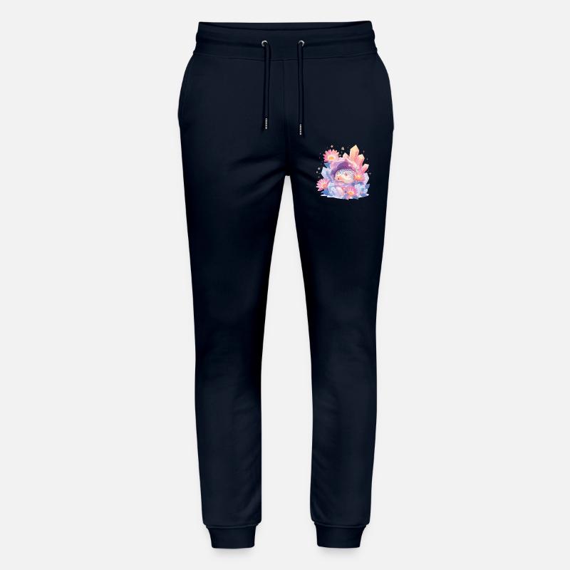 Schlafender Igel im Kristallgarten - Stanley/Stella Unisex Bio Jogginghose Mover  - Navy