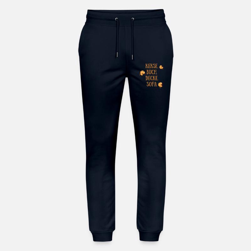 Kekse Buch Decke Sofa - Stanley/Stella Unisex Bio Jogginghose Mover  - Navy