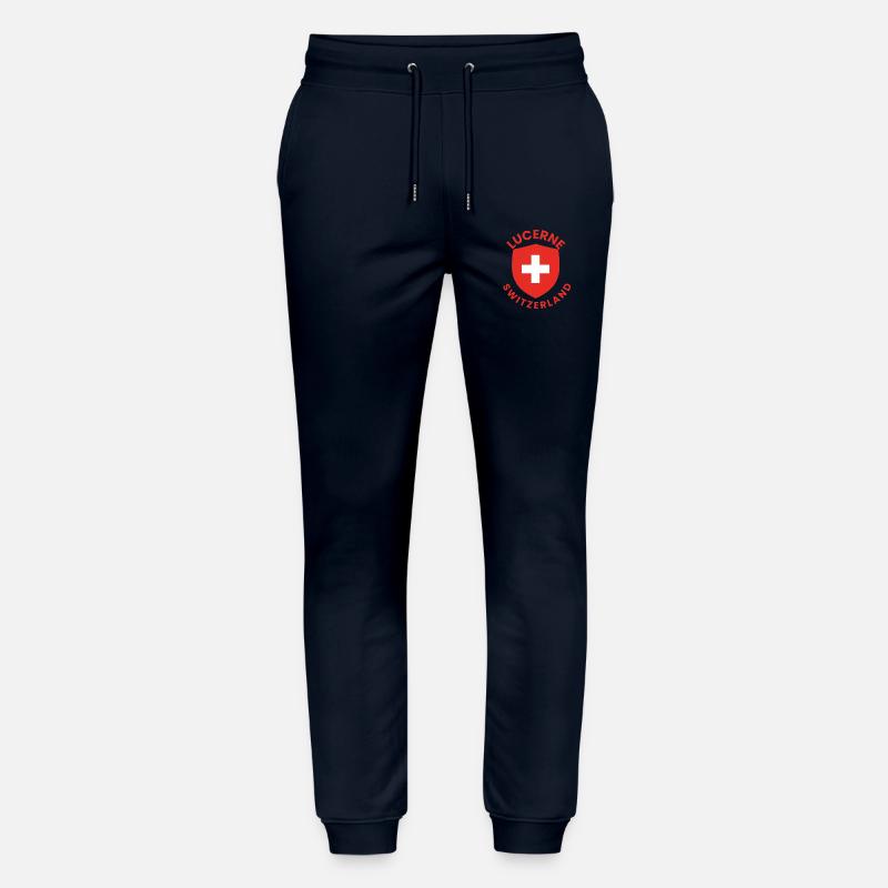 Luzerner Schilddesign Schweiz - Stanley/Stella Unisex Bio Jogginghose Mover  - Navy