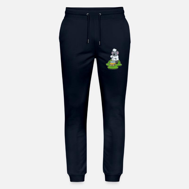 Koala Koch Kochtopf Kochen - Stanley/Stella Unisex Bio Jogginghose Mover  - Navy