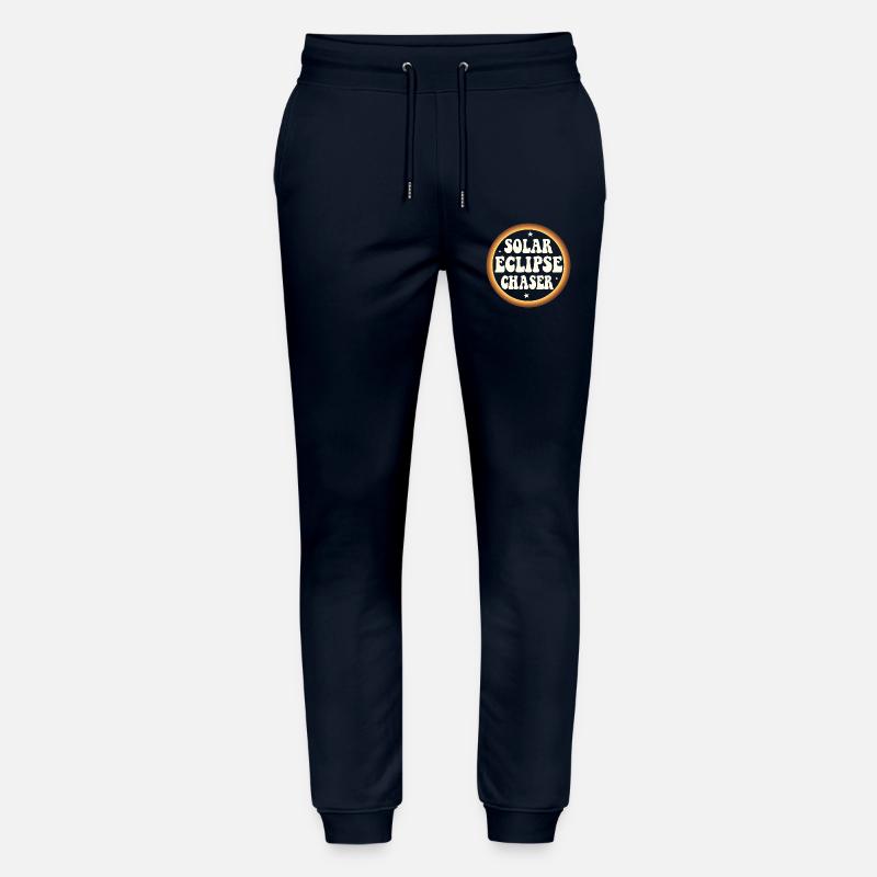 Solar eclipse chaser - Stanley/Stella Mover Unisex Organic Jogging Trousers - navy