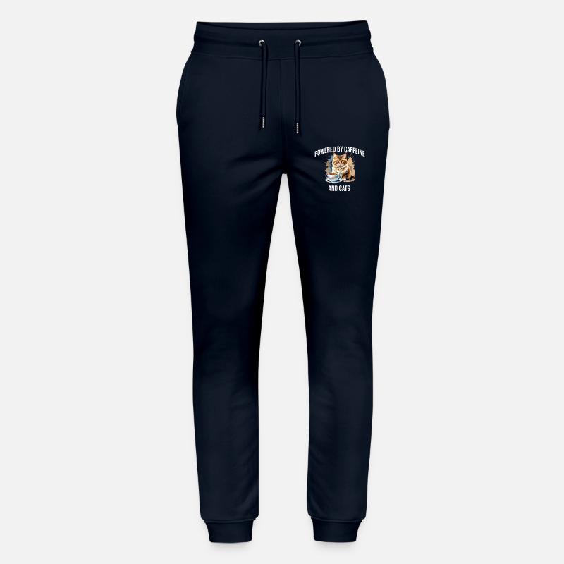 KatzenKaffee Powerdesign - Stanley/Stella Unisex Bio Jogginghose Mover  - Navy