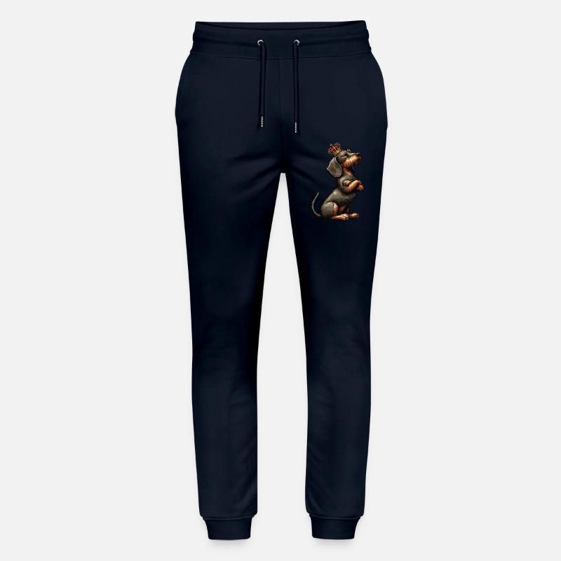 Rauhaardackel Dackel Dackelbesitzer Teckel Tekkel - Stanley/Stella Unisex Bio Jogginghose Mover  - Navy