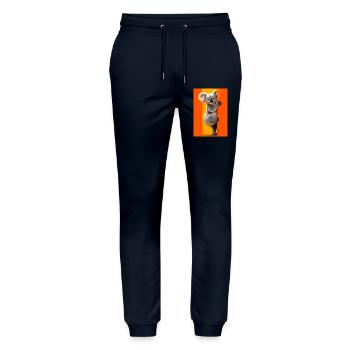 Koala - Stanley/Stella Unisex Bio Jogginghose Mover  - Navy - Vorne - Marisol (170cm) & Nik (191cm)
