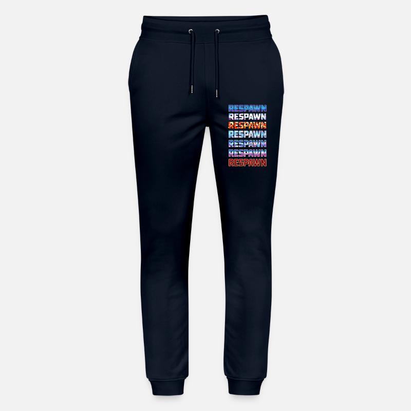 Respawn Neon Gradient Logo Style - Pantalon de jogging bio MOVER Stanley/Stella unisexe - marine