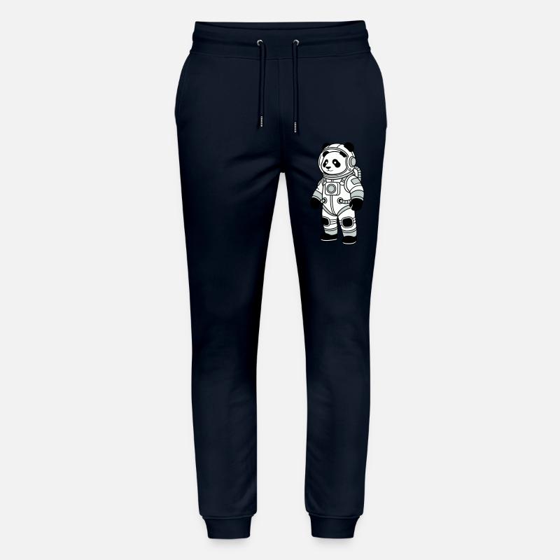 panda bear spacesuit - Stanley/Stella Mover Unisex Organic Jogging Trousers - navy