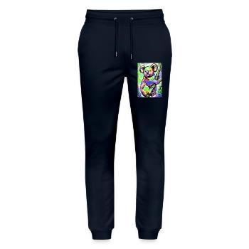 Koala - Stanley/Stella Unisex Bio Jogginghose Mover  - Navy - Vorne - Marisol (170cm) & Nik (191cm)