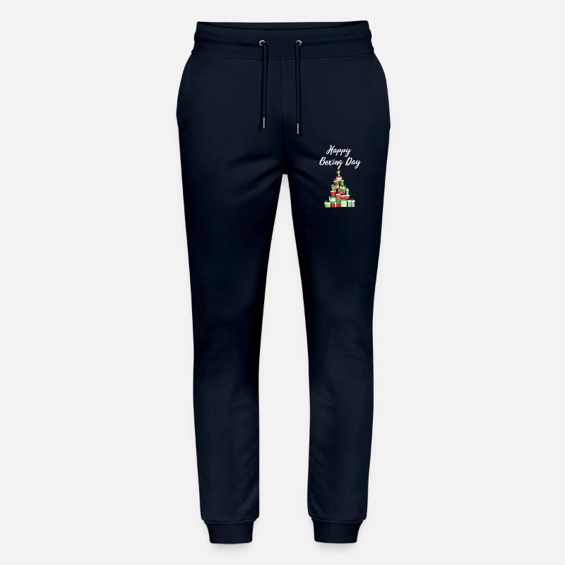 Happy Boxing Day Gift Stack - Stanley/Stella Mover Unisex Organic Jogging Trousers - navy
