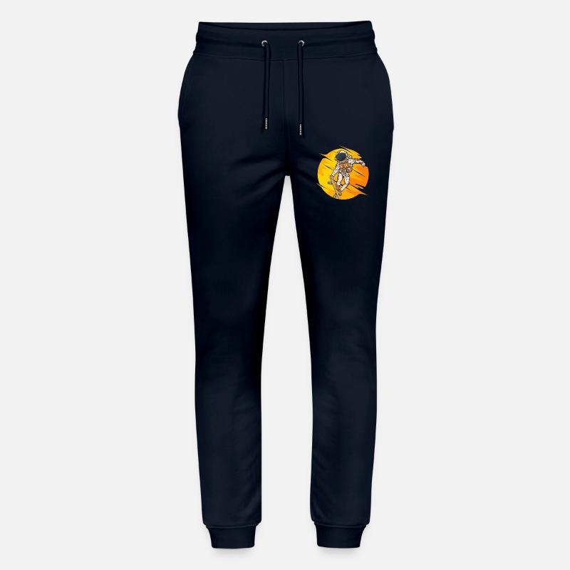 Astronaut Skateboard Sprung - Stanley/Stella Unisex Bio Jogginghose Mover  - Navy