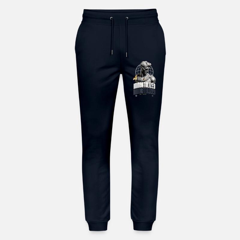 Immortalized Skulptur Globus - Stanley/Stella Unisex Bio Jogginghose Mover  - Navy