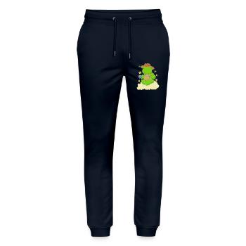 Tasse à café Tortue - Pantalon de jogging bio MOVER Stanley/Stella unisexe - marine - Devant - Marisol (170cm) & Nik (191cm)