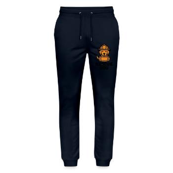 Rescue Dog Rettungshund Icon - Stanley/Stella Unisex Bio Jogginghose Mover  - Navy - Vorne - Marisol (170cm) & Nik (191cm)