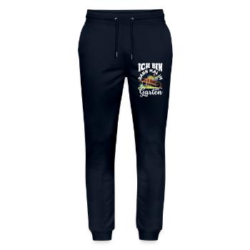 Dann Mal Im Garten - Stanley/Stella Unisex Bio Jogginghose Mover  - Navy - Vorne - Marisol (170cm) & Nik (191cm)