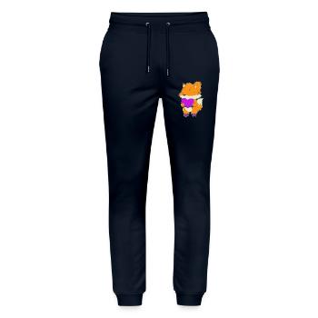Fuchs Herz - Stanley/Stella Unisex Bio Jogginghose Mover  - Navy - Vorne - Marisol (170cm) & Nik (191cm)