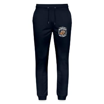 Hot Dog Otter Wurst - Stanley/Stella Unisex Bio Jogginghose Mover  - Navy - Vorne - Marisol (170cm) & Nik (191cm)