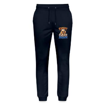 Pudel - Stanley/Stella Unisex Bio Jogginghose Mover  - Navy - Vorne - Marisol (170cm) & Nik (191cm)