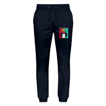 Sternzeichen Wassermann - Stanley/Stella Unisex Bio Jogginghose Mover  - Navy - Vorne - Marisol (170cm) & Nik (191cm)