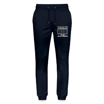 Legendärer Lehrer Alle Reden - Stanley/Stella Unisex Bio Jogginghose Mover  - Navy - Vorne - Marisol (170cm) & Nik (191cm)