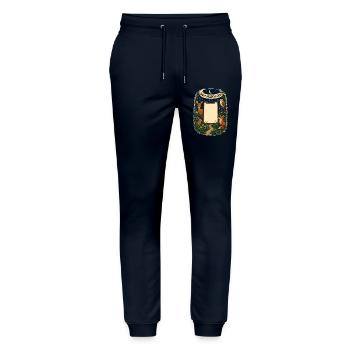 NIGHT MEADOW COUNT - Stanley/Stella Mover Unisex Organic Jogging Trousers - navy - Front - Marisol (170cm) & Nik (191cm)