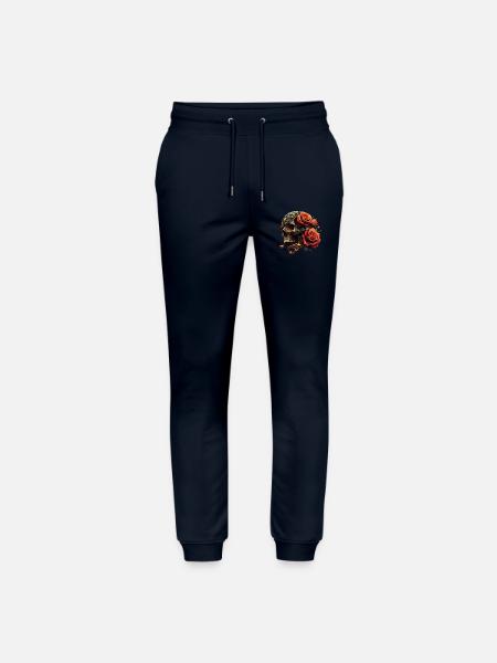 Schädelblume - Stanley/Stella Unisex Bio Jogginghose Mover - Navy